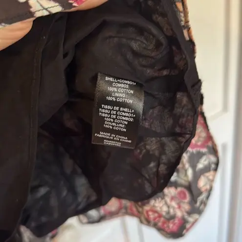 Rebecca Taylor La Vie NWT mixed printed ruffle sleeve dress small