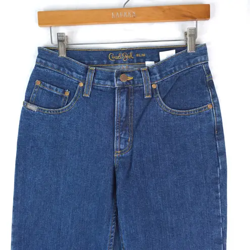 Cruel Girl Jeans Women 5R (28x32) Slim Blue Riding Jeans Mid Rise Dark Wash NWOT