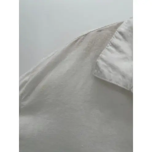 Lola River Women Linen Blend Pullover Top Casual Basic Beach Shirt Size Large