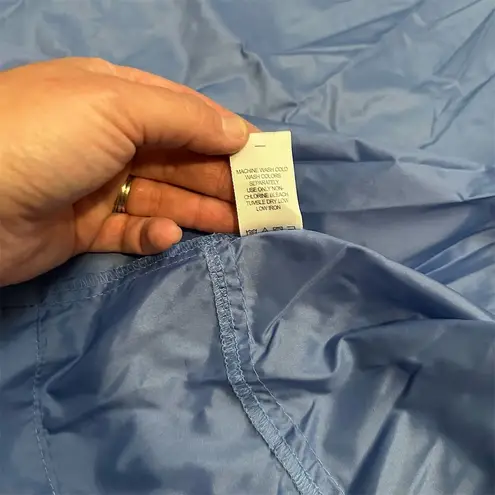 Woman Within 3XL Blue Windbreaker Jacket Plus Size Mid-Length Casual