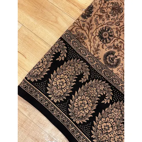 Briggs New York Vintage 80s Briggs Plus Size Brown Tan Maxi Skirt Size 14/16