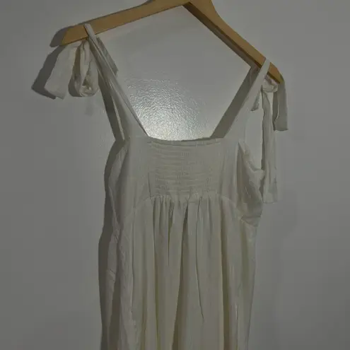 Soma NWT Jacquard Maxi Bra Dress In White Size Medium