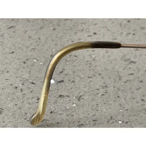 Marchon Super Flex Eyeglasses Frames ONLY Gold Flex Italy 50