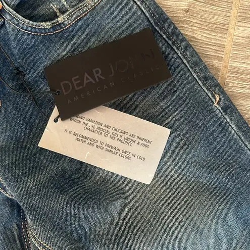 Dear John ⭐️New⭐️ bootcut Sloane distressed 24 waist dyed denim jeans NWT