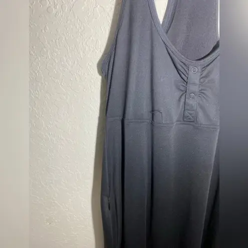 The North Face NWOT  Black Racer Back Dress With Built in Sports‎ Bra ( M )