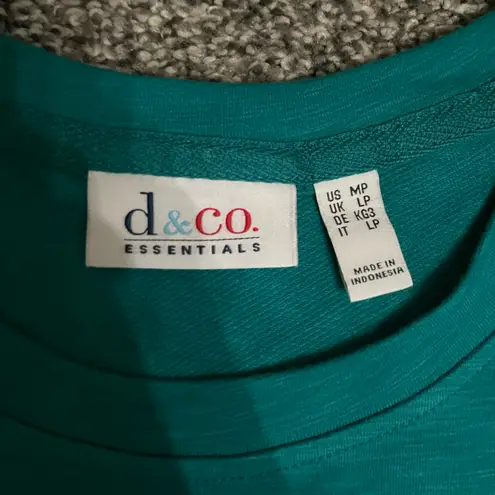 New Denim & Co Essentials Jade Green 3/4 Sleeve Top MP Size undefined