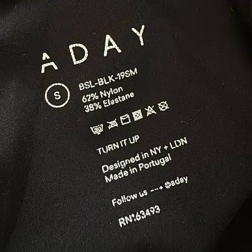 ADAY Turn It Up Shorts in Black Size S