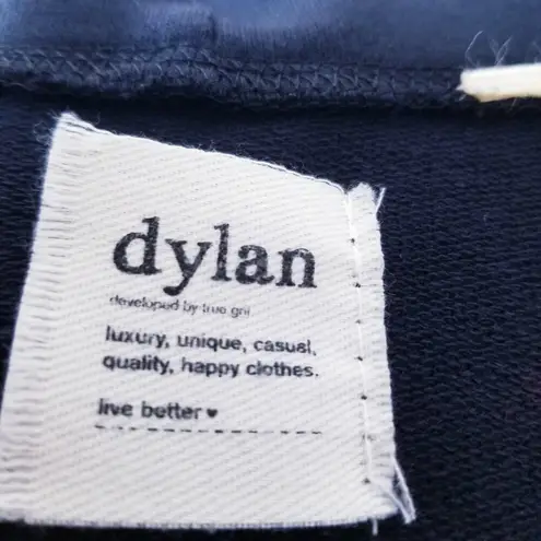 Dylan by True Grit Black Full Zip Hoodie Jacket Sweater