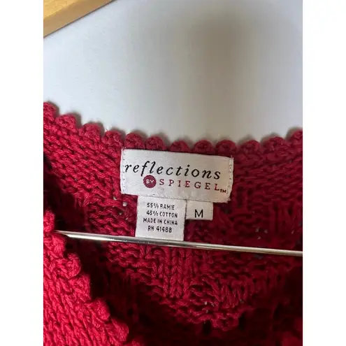 Women's Reflections by Spiegel Red Knit V