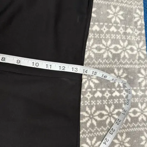 Lysse NWT Plus Raya Womens Lace Trim High Rise Cropped Pants In Black Size 2X