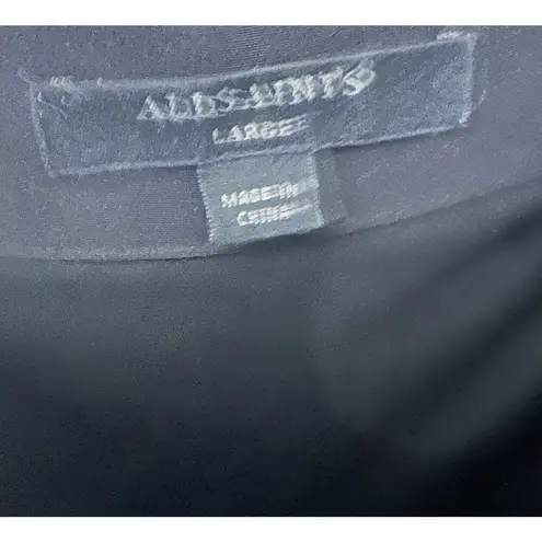 All Saints Rae Open Cold Shoulder Tie Waist Dress Casual Women's Black SZ Large