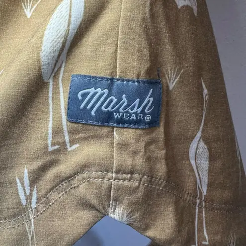 Marsh Wear Women's Fulton Hagwood Volley Shorts Cumin UPF 40 Outdoor NEW Large Tan