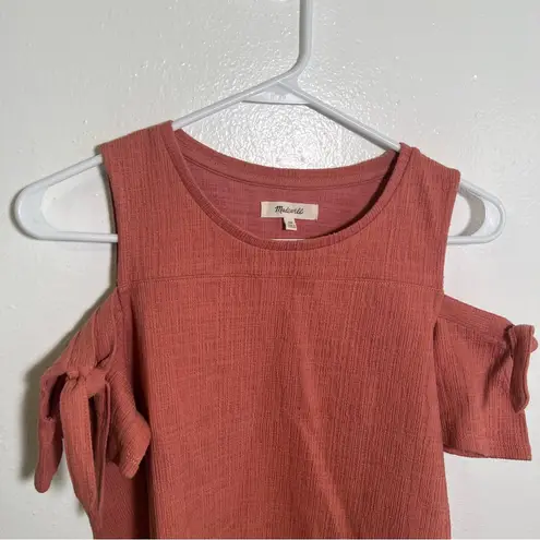 Madewell  Skylark Cold-Shoulder Top Pink XS