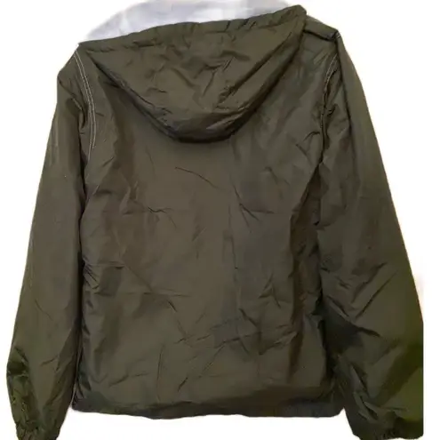 Whales Tail Green Hooded Jacket Blue Size 16