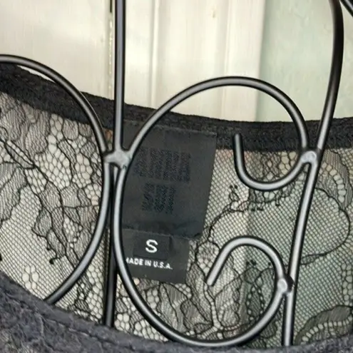 Anna Sui lace drop waist top s