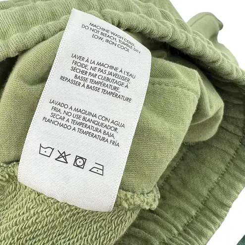 We Wore What Sweatpants Joggers Terry Knit Drawstring Sage Green Size XL