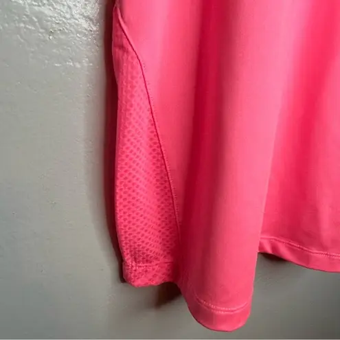 Tail White Label Sleeveless Mock Neck Zip Golf Top Size XXL Pink