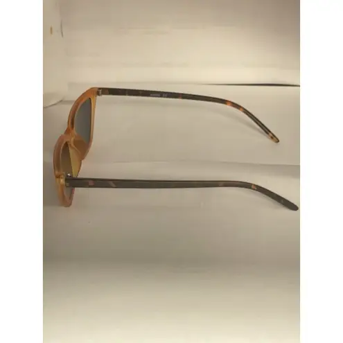 Womens Burnt Orange /black Fashion Cat Eye Sunglasses