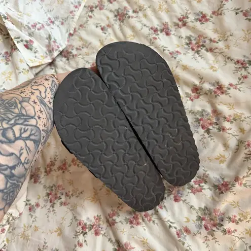 Birkenstock Papillio Arizona Platform Vegan Sandals Black Size 7