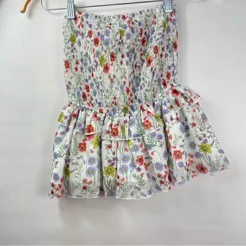 70/21 Ruffle Floral Print Skirt Size XS