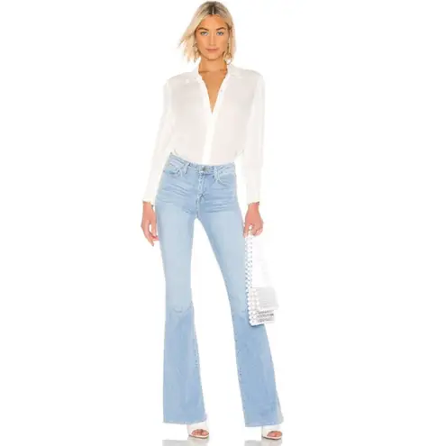 L'Agence Light Blue Flare Jeans