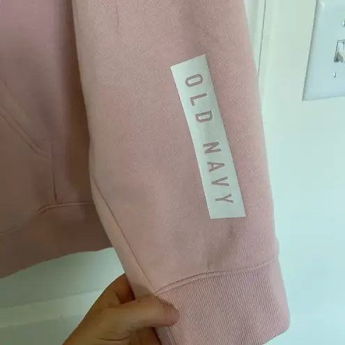 Old Navy NWOT |‎  women’s pale pink fleece lined hoodie — large