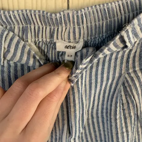 Aerie Daybreak Button Down and Trouser Set