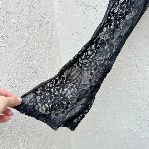 Club L London sheer perfection lace set pants crop top size 2 US