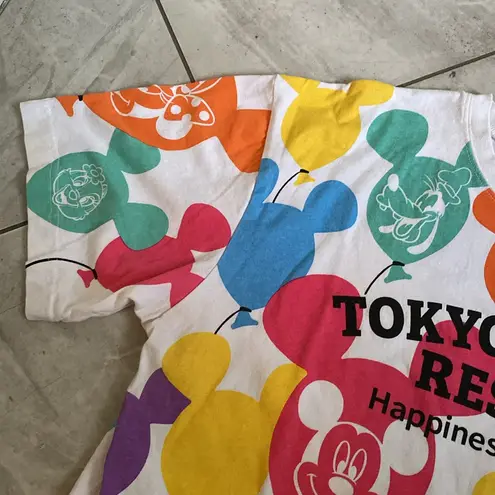 Tokyo Disney Resort 2021 Balloon Happiness in The Sky TShirt Adult XXXL Rainbow Pink Size undefined