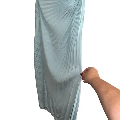 A.L.C. NEW NWT Reagan Pleated Midi Dress In Cascade Light Blue