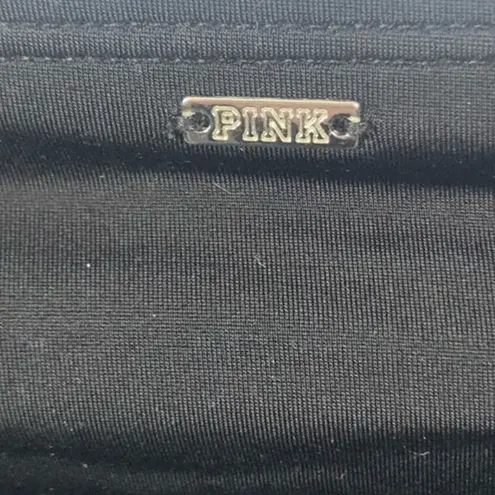 PINK Victoria’s Secret Tribal Embroidered Bikini Set S/M Black EUC