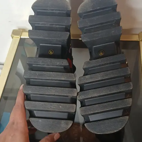 Lamoda Mary Jane Floral Platform Shoes Size 6 Pink