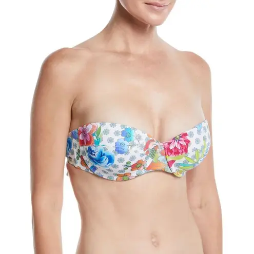 Johnny Was New. floral bikini top. X-Large. Retails $119