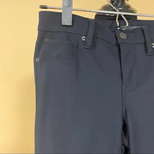 Genetic Denim 🛍️ Jet Black James Nylon Ankle Zipper Pants Size 25