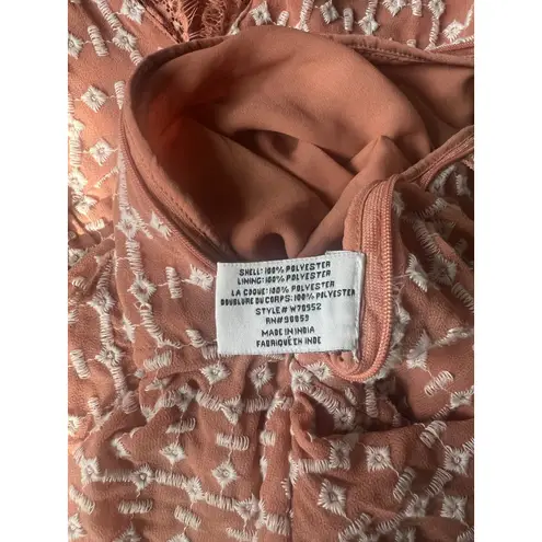 Walter Baker Walter Baker Ruffle Mini Dress Women's Size 4 Short Sleeve Floral Boho,Casual