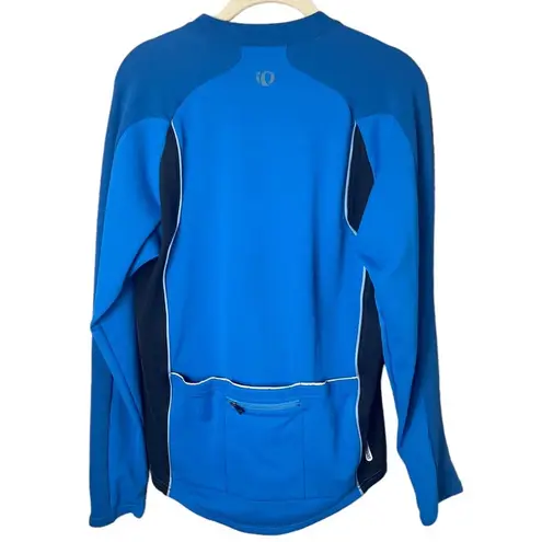 Pearl Izumi  Unisex Cycling Zip Front Top Size Medium in Blue