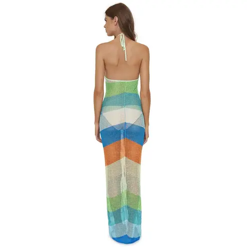 NWT! PQ Swim Daria Cover Up Crochet Festival Dress in Emerald Bay