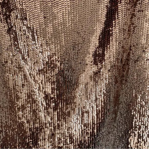 J.Crew  Rose Gold Sequin Pencil Skirt size 10 Party Cocktail Evening - Image 6