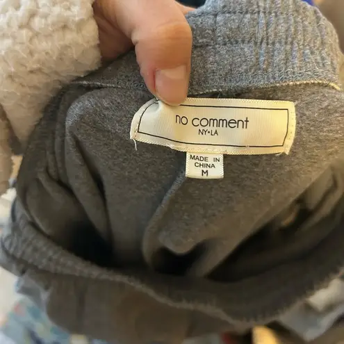 No Comment Gray Cargo Sweatpants