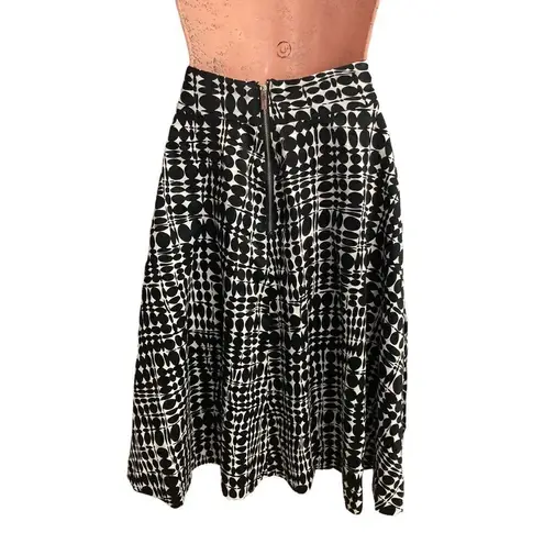 Premise STUDIO Women’s Pollyanna Skater Poodle Skirt Black & White Size 8