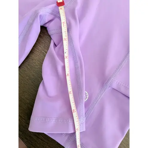 Farmers Market Bike Shorts High Waist Athletic Pocket tennis ball Lavender XS Purple Size undefined