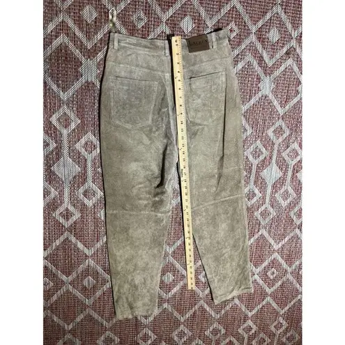 Ralph Lauren Vintage Lauren by  Tan Leather Suede Pants Size 10