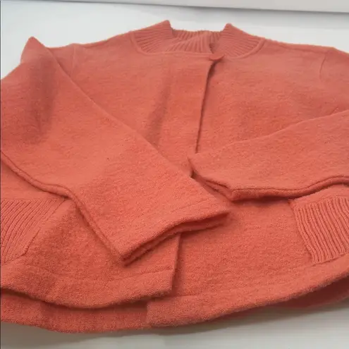 Kate Hill  Vibrant Orange Cardigan Sweater