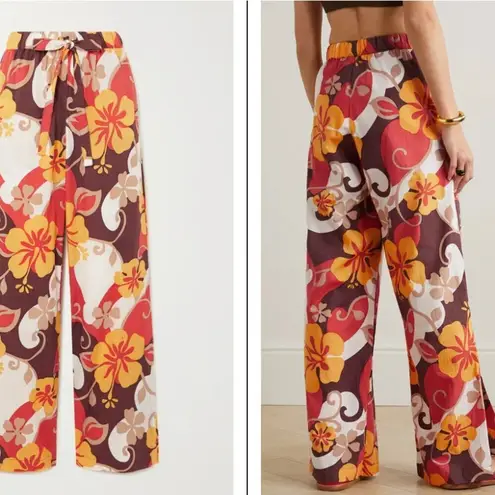 Faithfull the Brand New Celvia Wide Leg Pant Ulani Floral Print small