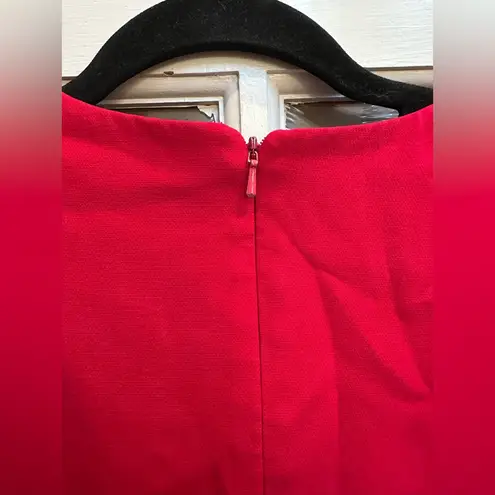 Black Halo Scarlet Dark Pink Red V-Neck Ruffle Deklyn Romper Size 0 XXS XS