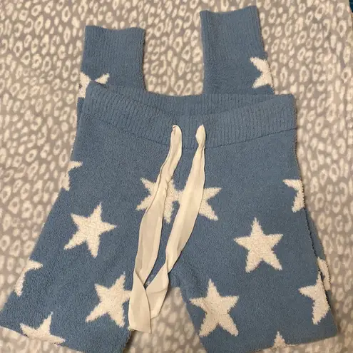 Honeydew Intimates fuzzy star print lounge pj joggers, M Size M