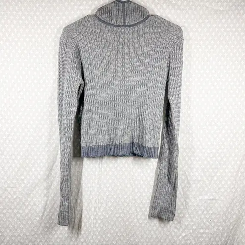 Guest In Residence Grey Houndstooth Cashmere Knitters Hooded Sweater Gray Size M
