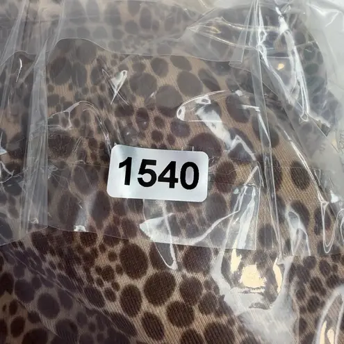 Vanity Fair 38D Body Sleeks Bra 75266 Underwire Lightly Lined Animal Print