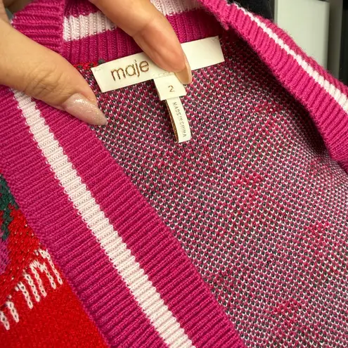 Maje March Jacquard Cardigan thumbnail 10