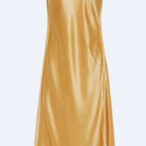 Acne Studios Satin slip dress Gold US 10